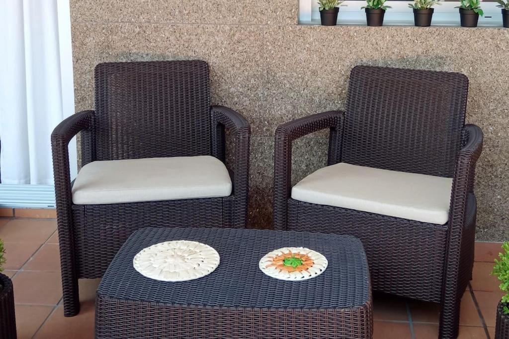 Ferienwohnung El Pisito De Baiona Exterior foto